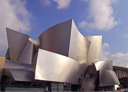 Constructii metalice - Walt Disney Concert Hall din Los Angeles 